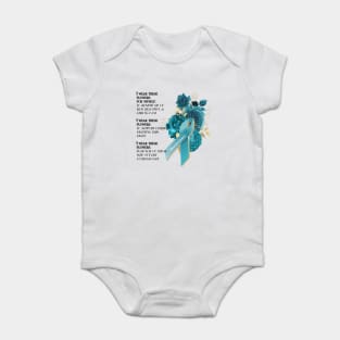 Ovarian Cancer Survivor Fighter Support Baby Bodysuit